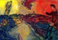 Artiste sur Vitebsk 2 contemporain Marc Chagall